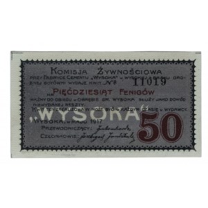 Russia - Poland Wysoka 50 Pfennig 1917
