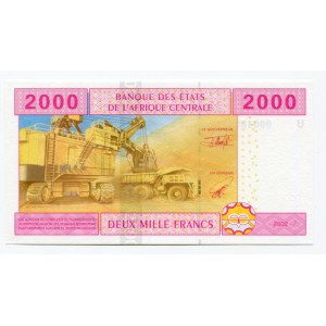 Cameroon 2000 Francs 2002