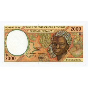 Congo 2000 Francs 2000