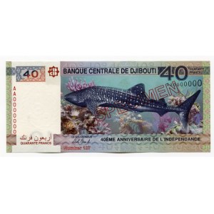 Djibouti 40 Francs 2017 (ND) Commerative Issue