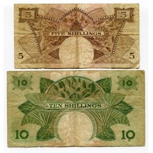 East Africa 5 - 10 Shillings 1958 - 1960 (ND)