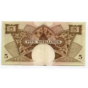 East Africa 5 Shillings 1961 (ND)