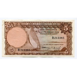 East Africa 5 Shillings 1964 (ND)