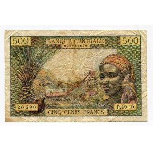 Equatorial African States 500 Francs 1963 (ND)