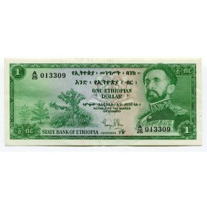 Ethiopia 1 Dollar 1961 (ND)