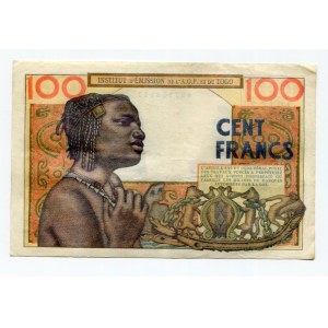 French West Africa 100 Francs 1957