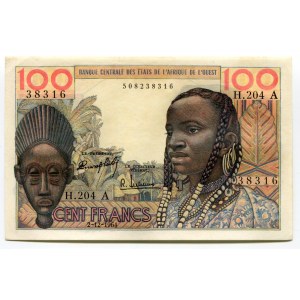 Ivory Coast 100 Francs 1964