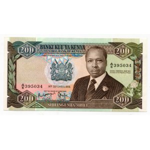 Kenya 200 Shillings 1986