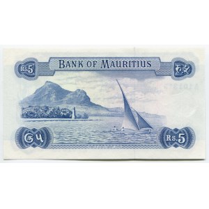 Mauritius 5 Rupees 1967