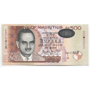 Mauritius 500 Rupees 2001