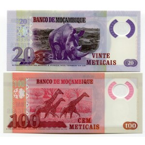 Mozambique 20 & 100 Meticais 2011