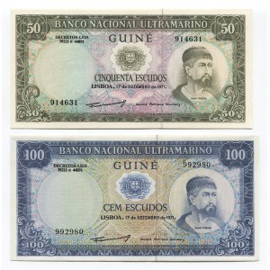 Portuguese Guinea 50 - 100 Escudos 1971