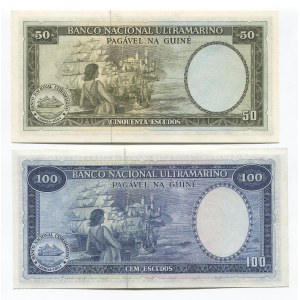 Portuguese Guinea 50 - 100 Escudos 1971