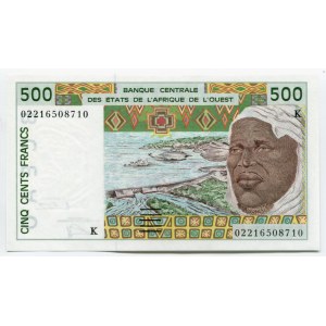 Senegal 500 Francs 2002