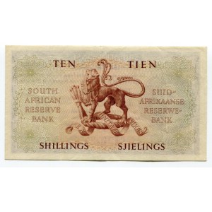 South Africa 10 Shillings 1954