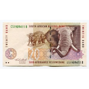 South Africa 20 Rand 1993