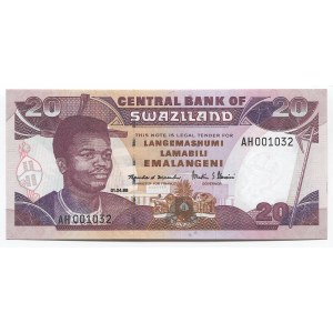 Swaziland 20 Emalangeni 1998