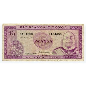 Tonga 5 Paanga 1978