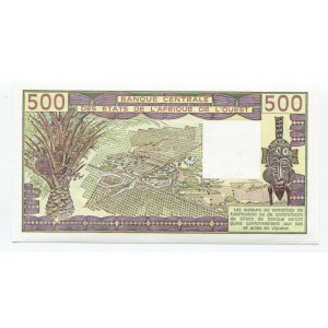 West African States 500 Francs 1981