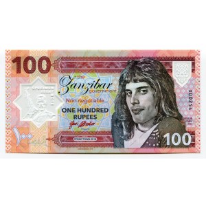 Zanzibar 100 Rupees 2018 Specimen Freddie Mercury