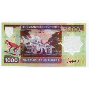 Zanzibar 1000 Rupees 2019 Specimen Freddie Mercury