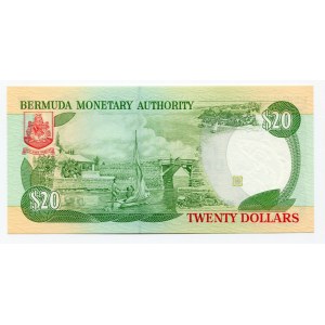 Bermuda 20 Dollars 1996