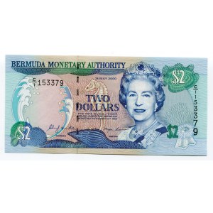 Bermuda 2 Dollars 2000