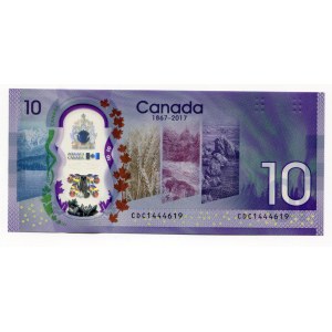 Canada 10 Dollars 2017