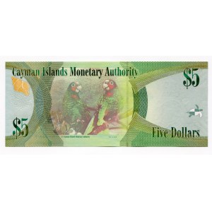 Cayman Islands 5 Dollars 2010