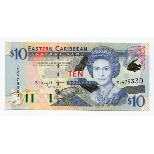 East Caribbean States Dominica 10 Dollars 2000 (ND)