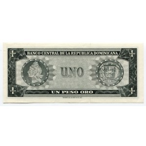 Dominican Republic 1 Peso 1964 - 1973 (ND)