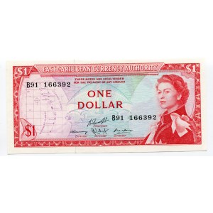 East Caribbean States 1 Dollar 1965 (ND)