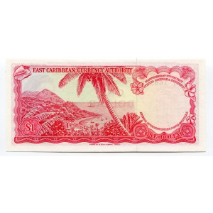 East Caribbean States 1 Dollar 1965 (ND)