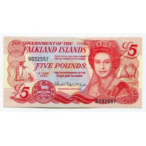 Falkland Islands 5 Pounds 2005