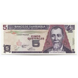 Guatemala 5 Quetzales 1995