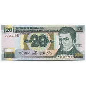 Honduras 20 Lempiras 2001