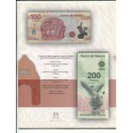 Mexico 100 & 200 Pesos 2010 Commemorative