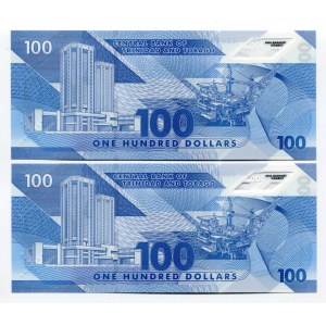 Trinidad & Tobago 2 x 100 Dollars 2019