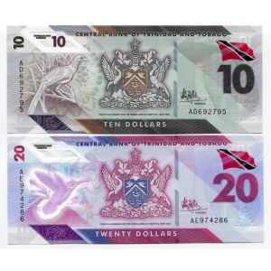 Trinidad & Tobago 10 & 20 Dollars 2020