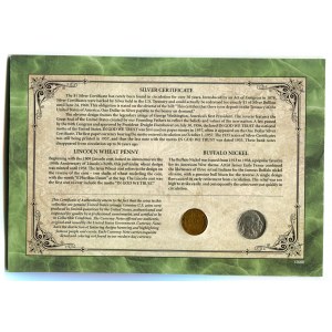 United States 1 - 5 Cents & 1 Dollar 1935
