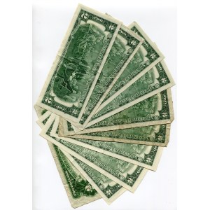 United States 10 x 2 Dollars 1953 - 1995