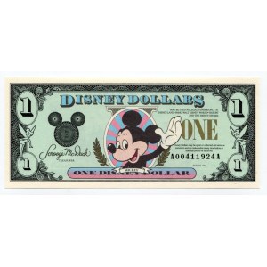 United States Disney 1 Dollar 1991