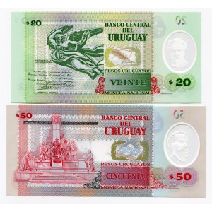 Uruguay 20 & 50 Pesos 2020