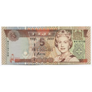 Fiji 5 Dollars 1995
