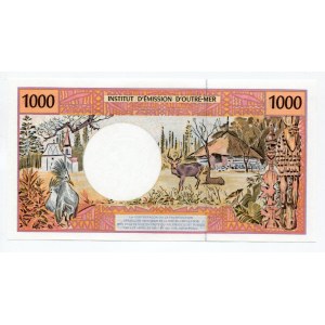 French Pacific Territories 1000 Francs 1992 (ND)