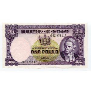 New Zealand 1 Pound 1967 (ND)