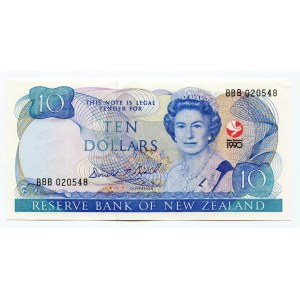 New Zealand 10 Dollars 1990 Commermorative Issue