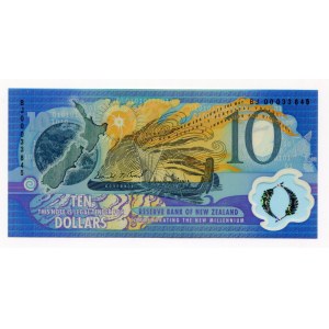 New Zealand 10 Dollars 2000 Commemorative Issue
