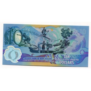 New Zealand 10 Dollars 2000 Commemorative Issue