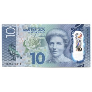 New Zealand 10 Dollars 2015